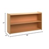 image:imageChildrens Factory Value Line 2Shelf Storage ANG7173 Classroom Organization Kids Toy Organizer Playroom Daycare amp Preschool Book Shelves