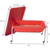 image:imageChildrens Factory Water Table and Lid Set Red Sensory Table for Kids 24  Sandbox with Locking Casters for Indoor or Outdoor Use RustResistant Sensory Bin for Classrooms Preschools and Daycares18