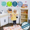 image:imageChildrens Factory Wooden 3Piece Kitchen Set  Kids amp Toddlers Pretend Fridge  Realistic Design amp Feature  PreSchool Furniture for Classroom or Playroom  Assembly Required3Piece Kitchen Set