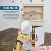 image:imageChildrens Factory Wooden 3Piece Kitchen Set  Kids amp Toddlers Pretend Fridge  Realistic Design amp Feature  PreSchool Furniture for Classroom or Playroom  Assembly RequiredHutch
