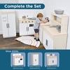 image:imageChildrens Factory Wooden 3Piece Kitchen Set  Kids amp Toddlers Pretend Fridge  Realistic Design amp Feature  PreSchool Furniture for Classroom or Playroom  Assembly RequiredHutch