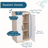 image:imageChildrens Factory Wooden Play Refrigerator for Kids and Toddlers  Pretend Fridge with Realistic Design  Preschool Furniture for Classroom or Playroom  19 W x 15 D x 36 H  Assembly RequiredAssembly Required