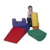 image:imageChildrens FactoryCF805168 Climb amp Play 6 Piece Set for Toddlers Baby Climbing Toys Indoor Play Equipment for HomeschoolClassroomPlayroom Primary ColorsPrimary