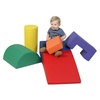 image:imageChildrens FactoryCF805168 Climb amp Play 6 Piece Set for Toddlers Baby Climbing Toys Indoor Play Equipment for HomeschoolClassroomPlayroom Primary ColorsPrimary