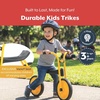 image:imageMYRIDER Toddler Trike Kids Tricycle for Preschool Daycare Playground Kids Tricycles Rubber Tires YellowBlack 8 Mini Pusher  MyRider Toddler Tricycle with 105 Tall Seat amp Spokeless Tires RustResistant Kids Bike for Preschools and DaycareBalance Bike  3 Yrs and Up
