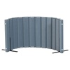 image:imageAngeles Room Divider Acoustic Room Divider Panel Blue 30 X 6  Noise Reducing Wall Divider Freestanding Privacy Screen for Classroom Rollup Storage and Partition Feet IncludedGrey