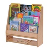 image:imageAngeles Value Line Book Display 29 L x 30 H Kids Storage Organizer Kids Bookshelf for Classroom Playroom Nursery Montessori School Natural