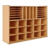 image:imageAngeles Value Line MultiSection Storage 48 L x 36 H Kids Storage Organizer Playroom Essentials for Classroom Nursery Montessori School Natural