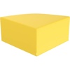 image:imageChildrens Factory Corner Ottoman for Classroom Size Medium Blue  Modular Playroom Seating Easy to Clean WaterResistant PU Leather Surface High Density Foam Flexible Seating ClassroomYellow