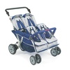image:imageChildrens Factory Infant Toddler SureStop Folding Commercial ByeBye Stroller 4Passenger Blue