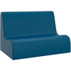 image:imageChildrens Factory Medium Contour Sofa MixandMatch Kids Chairs Sofas Corner Ottomans and Cubes FoamFilled and WaterResistant Flexible Seating for Classroom Elementary Gray Kids CouchDeep Water