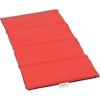 image:imageChildrens Factory Nap Mats 1 inch Thick Toddler Sleeping Mats for Preschools and Daycares Comfortable and Soft 4 Section Folding Nap PadRed and Blue