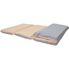 image:imageChildrens Factory Nap Mats 2 inch Thick Toddler Sleeping Mats for Preschools and Daycares Comfortable and Soft 4 Section Folding Nap PadFog Blue and Sand