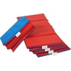 image:imageChildrens Factory Nap Mats 2 inch Thick Toddler Sleeping Mats for Preschools and Daycares Comfortable and Soft 4 Section Folding Nap PadRed and Blue
