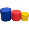 image:imageChildrens Factory Ottoman Trio Flexible Seating Classroom Furniture Comfy Kids Chairs Vibrant Colors Set of 3