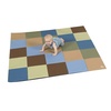 image:imageChildrens Factory Patchwork Crawly Mat Cushioned Floor Mat for Kids Daycare Mat for BabiesWoodland