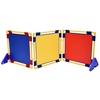 image:imageChildrens Factory Square PlayPanel  Set of 3 Kids Room Divider Classroom Privacy Screen Cantilever Feet Included Rainbow