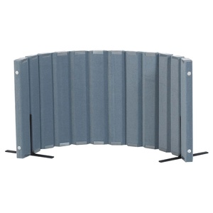 image:imageAngeles Room Divider Acoustic Room Divider Panel Blue 30 X 6  Noise Reducing Wall Divider Freestanding Privacy Screen for Classroom Rollup Storage and Partition Feet IncludedGrey