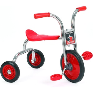 image:imageAngeles SilverRider Kids Tricycle Toddler Tricycle with Solid Airless Rubber Tires Kids Bike for Preschools and Daycare Ages 4 165 Tall Seat18 Mos and Up