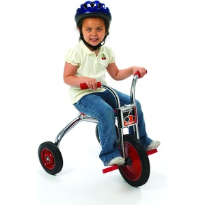 image:imageAngeles SilverRider Kids Tricycle Toddler Tricycle with Solid Airless Rubber Tires Kids Bike for Preschools and Daycare Ages 4 165 Tall Seat3 Yrs and Up