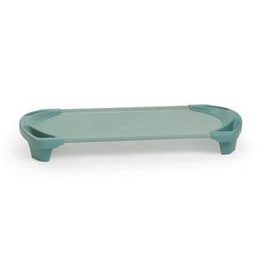 image:imageAngeles Sleeping Cot Daycare Essentials Ocean Blue Standard Set of 4  Fully Assembled Toddler Cot Breatheable SofTex Mesh amp Durable Steel Frame Stackable Cots for Preschools and DaycaresTeal Green