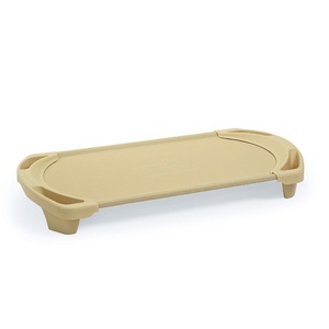 image:imageAngeles Sleeping Cot Daycare Essentials Sand Toddler Single  Fully Assembled Toddler Cot Breatheable SofTex Mesh amp Durable Steel Frame Stackable Cots for Preschools and Daycares