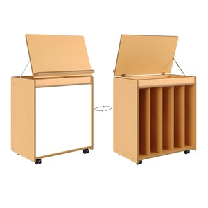 image:imageAngeles Value Line Big Book Display 25 L x 30 H Kids Storage Organizer Kids Bookshelf for Classroom Playroom Nursery Montessori School Natural