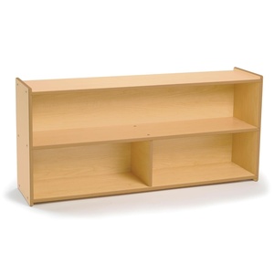 image:imageAngeles Value Line Toddler 2Shelf Storage 48L x 23H Kids Storage Organizer Kids Bookshelf for Classroom Playroom Nursery Montessori School Natural23 Tall Shelf