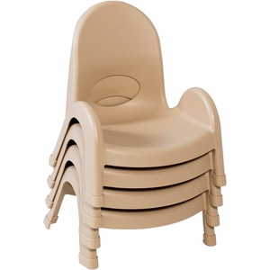 image:imageAngeles Value Stack 11 Child Chair Shamrock Green 4 Pack Stackable Ergonomic Seating Solution for Classrooms and HomeschoolsNatural Tan
