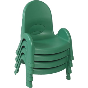 image:imageAngeles Value Stack 11 Child Chair Shamrock Green 4 Pack Stackable Ergonomic Seating Solution for Classrooms and HomeschoolsShamrock Green