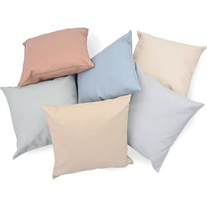 image:imageChildrens Factory 17 Puffy Pillows Toddler Classroom Pillows for Preschool or Daycare Durable StainResistant Vegan Leather Tranquility 6 PackElemets