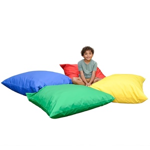 image:imageChildrens Factory 27 Cozy Pillow Set of 4 Flexible Seating for Preschools Daycares or Playroom Decor ElementsPrimary