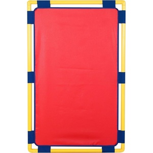 image:imageChildrens Factory Big Screen PlayPanel Kids Room Divider Classroom Privacy Screen Sky Blue  WaterResistant Vinyl Room Divider Panel Replacement Privacy Screen for Daycare or Preschool Cantilever Feet Not IncludedRed