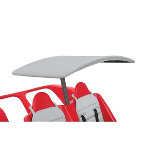 image:imageChildrens Factory ByeBye Bus Canopy for Kids Wagon Buggy Outdoor Sun Protection for Toddlers 27 x 14 x 16 Grey