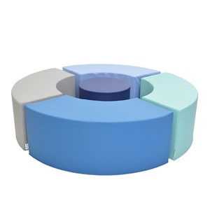 image:imageChildrens Factory CF805324TRQ 5Piece Curve Seating Tranquility Classroom or Daycare Furniture Kids Preschool Reading Nook Flexible Seating