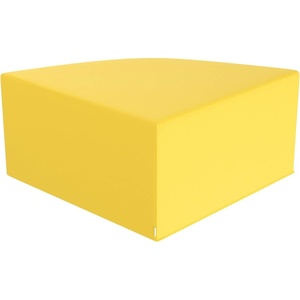 image:imageChildrens Factory Corner Ottoman for Classroom Size Medium Blue  Modular Playroom Seating Easy to Clean WaterResistant PU Leather Surface High Density Foam Flexible Seating ClassroomYellow