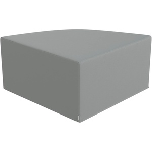 image:imageChildrens Factory Corner Ottoman for Classroom Size Medium Blue  Modular Playroom Seating Easy to Clean WaterResistant PU Leather Surface High Density Foam Flexible Seating ClassroomGlacier Gray