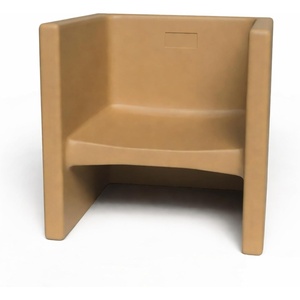 image:imageChildrens Factory Cube Chairs Set4 Woodland CF910047 Classroom Furniture Kids Daycare and Preschool Flexible Seating Toddler Reading ChairAlmond