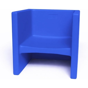 image:imageChildrens Factory Cube Chairs Set4 Woodland CF910047 Classroom Furniture Kids Daycare and Preschool Flexible Seating Toddler Reading ChairBlue