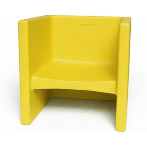 image:imageChildrens Factory Cube Chairs Set4 Woodland CF910047 Classroom Furniture Kids Daycare and Preschool Flexible Seating Toddler Reading ChairYellow