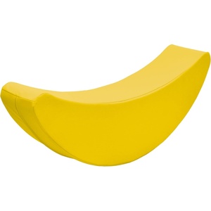 image:imageChildrens Factory Happy Rocker Flexible Classroom Seating Active Seating for Young Learners Banana Chairs for Kids YellowYellow