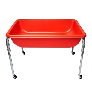 image:imageChildrens Factory Large Sensory Table Lid for Kids Preschool Daycare Classroom Indoor and Outdoor Play Red 36 x 24 in24 Height Table