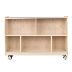 image:imageChildrens Factory Mobile 30 H 2Shelf Storage Classroom Reading Nook Cubbies Kids Preschool amp Daycare Toy Cubby Shelves Toddler Playroom Bookshelf