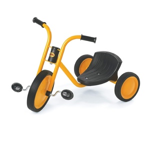 image:imageChildrens Factory MyRider Easy Rider Tricycle YelBlk AFB3640 Kids Outdoor Play Equipment Girls amp Boys Daycare or Preschool Big 3 Wheel Trike