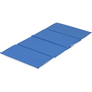 image:imageChildrens Factory Tough Duty Toddler Nap Mats 1 inch Thick Toddler Sleeping Mats for Preschools and Daycares Comfortable and Soft 4 Section Folding Nap Pad