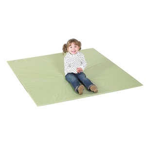 image:imageChildrens Factory TwoTone Activity Play Mat for GirlsBoys Floor Mats for KidsBabyInfant Ideal in HomeschoolClassroom WalnutAlmondSageFern
