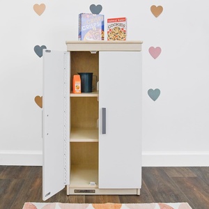 image:imageChildrens Factory Wooden Play Refrigerator for Kids and Toddlers  Pretend Fridge with Realistic Design  Preschool Furniture for Classroom or Playroom  19 W x 15 D x 36 H  Assembly RequiredAssembly Required