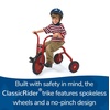 image:imageCLASSICRIDER Toddler Trike Kids Tricycle for Riders Ages 3 and up Preschool Daycare Playground Kids Tricycles Rubber Tires RedBlack 10 Trike