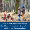 image:imageCLASSICRIDER Toddler Trike Kids Tricycle for Riders Ages 3 and up Preschool Daycare Playground Kids Tricycles Rubber Tires RedBlack 10 Trike