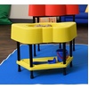 image:imageChildrens Factory  AFB5100PY Toddler Sensory Table with Lid Adjustable Height Sand amp Water IndoorOutdoor Play Equipment for Kids PlayroomHomeschoolClassroom YellowYellow